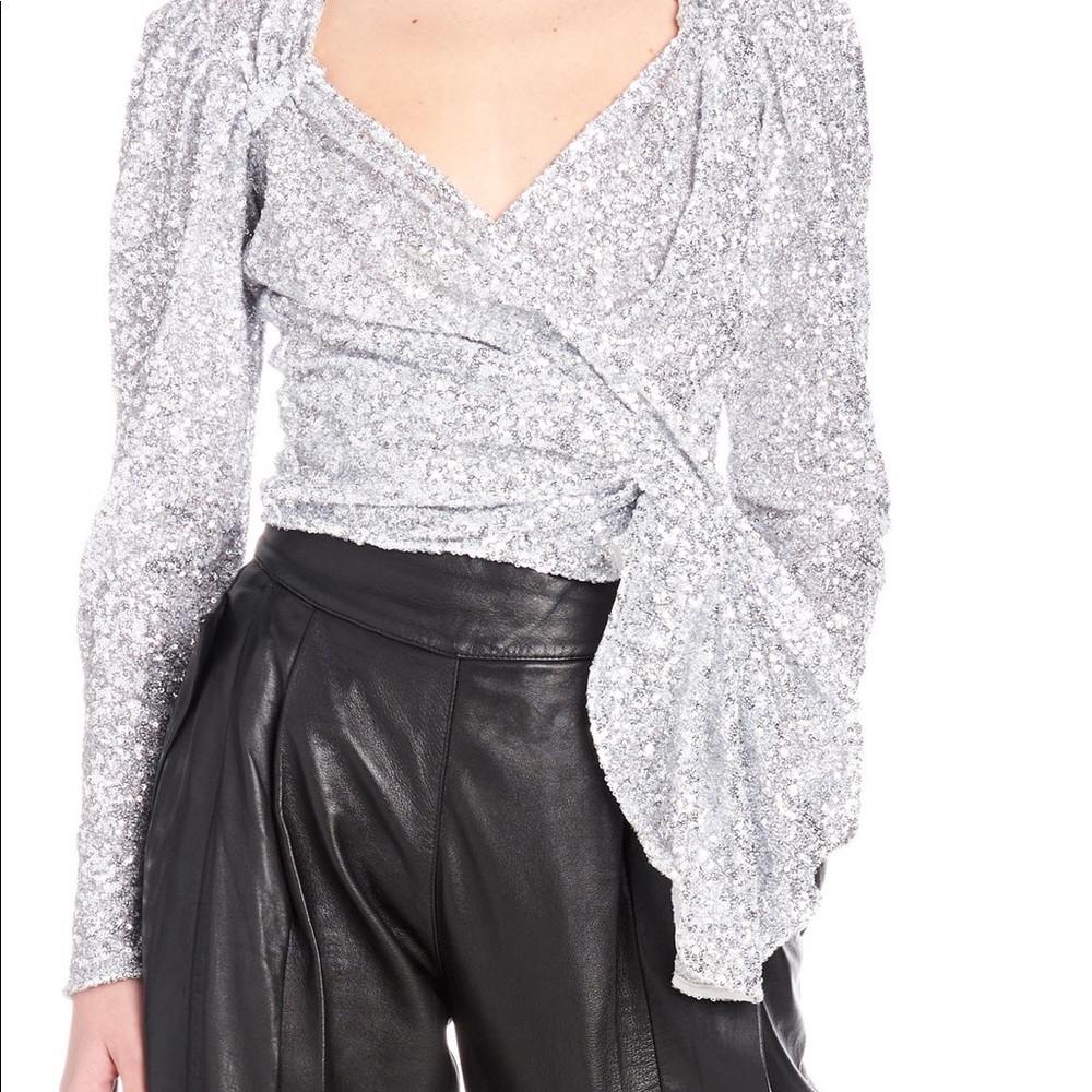 Attico sequin top